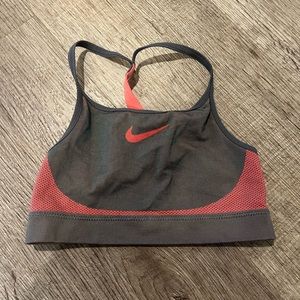 Girls Nike dri fit sports bra